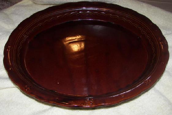 Scalloped edge Mar-crest oval serving platter
